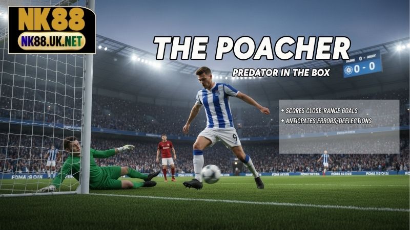 Poacher trong bóng đá là gì – Mẫu tiền đạo săn bàn đặc biệt