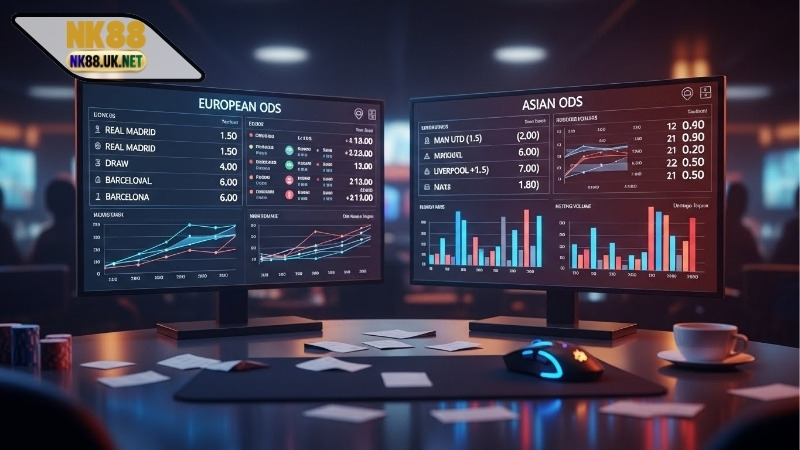 Kèo Châu Âu và Châu Á khác nhau gì? Tìm hiểu sự khác biệt